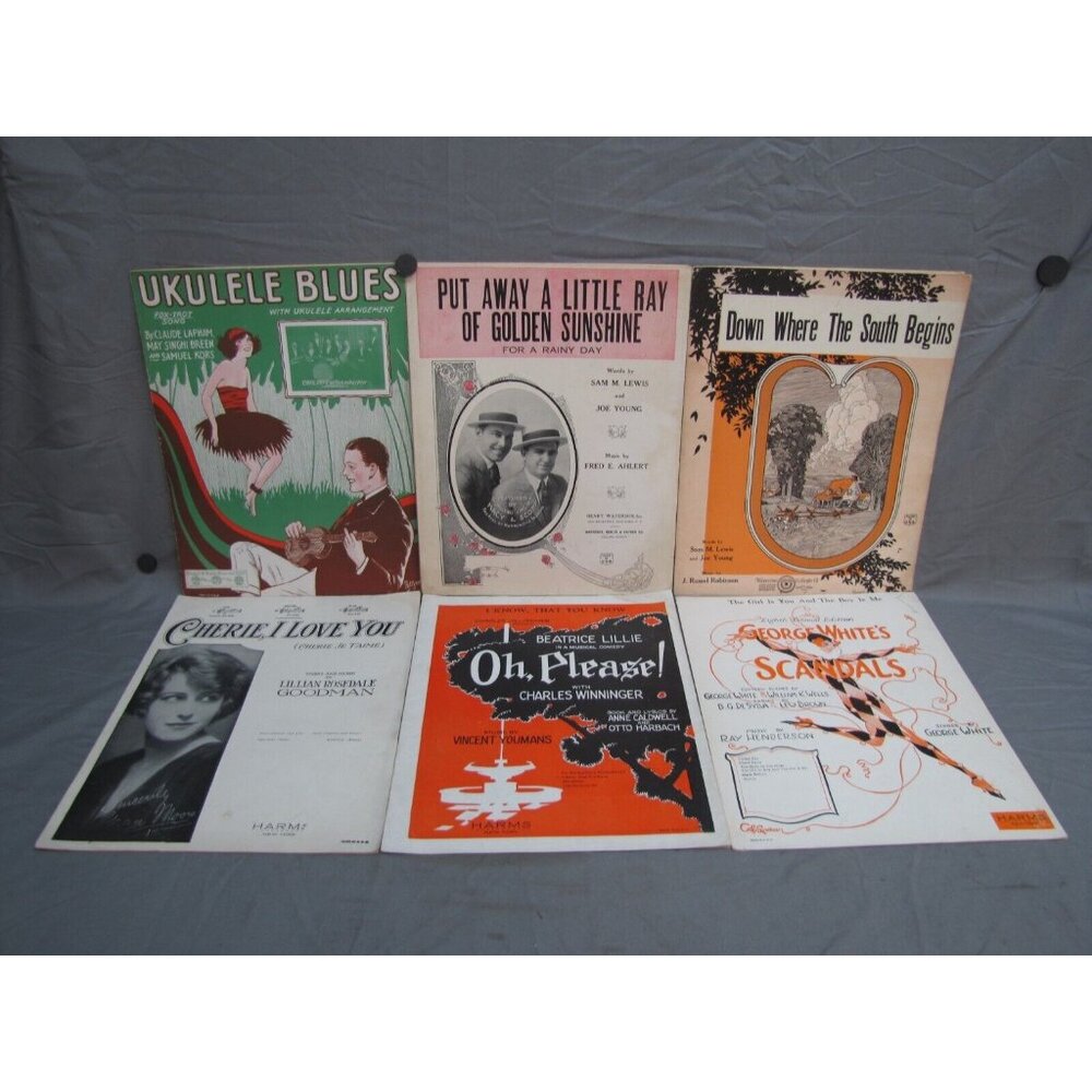 Antique Lot of 1900s Assorted Sheet Music #150